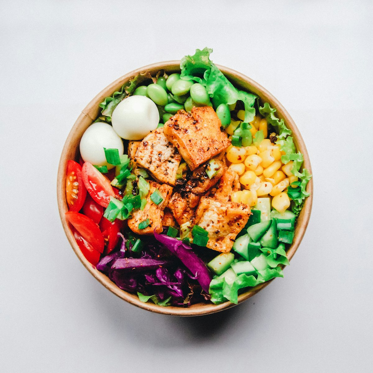 Whole foods plate representing SCD and IBD diet comparisons