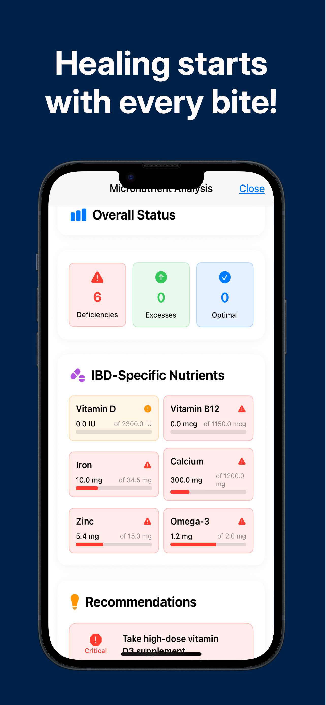 IBDPal App Screenshot 1 - Home Dashboard